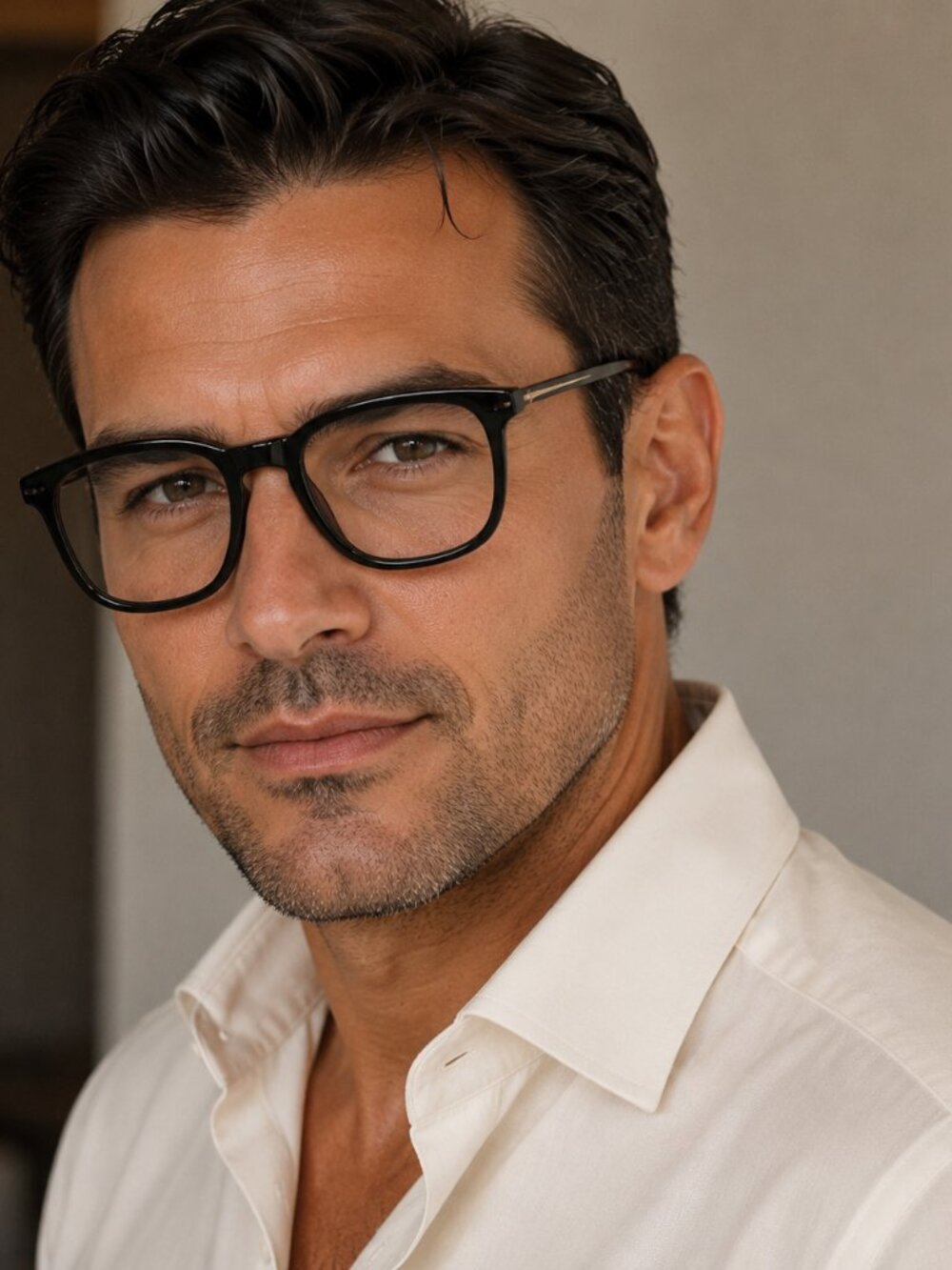 David Beckham DB 1017 Black XL Acetate Eyeglasses with Case